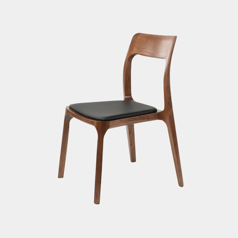 Chaise de salle à manger Tello, noyer