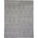 Vivien Hand Knotted Wool Geometric Area Rug