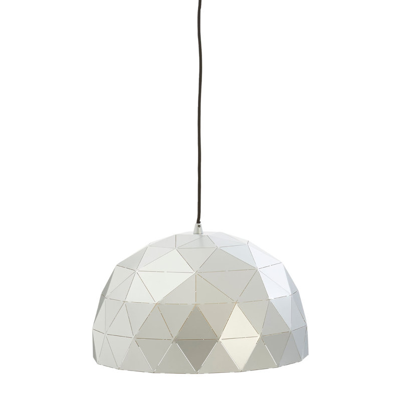 Cosima 1 - Light Single Pendant, Black, Silver/Gold, 37cm H x 40cm W x 40cm D