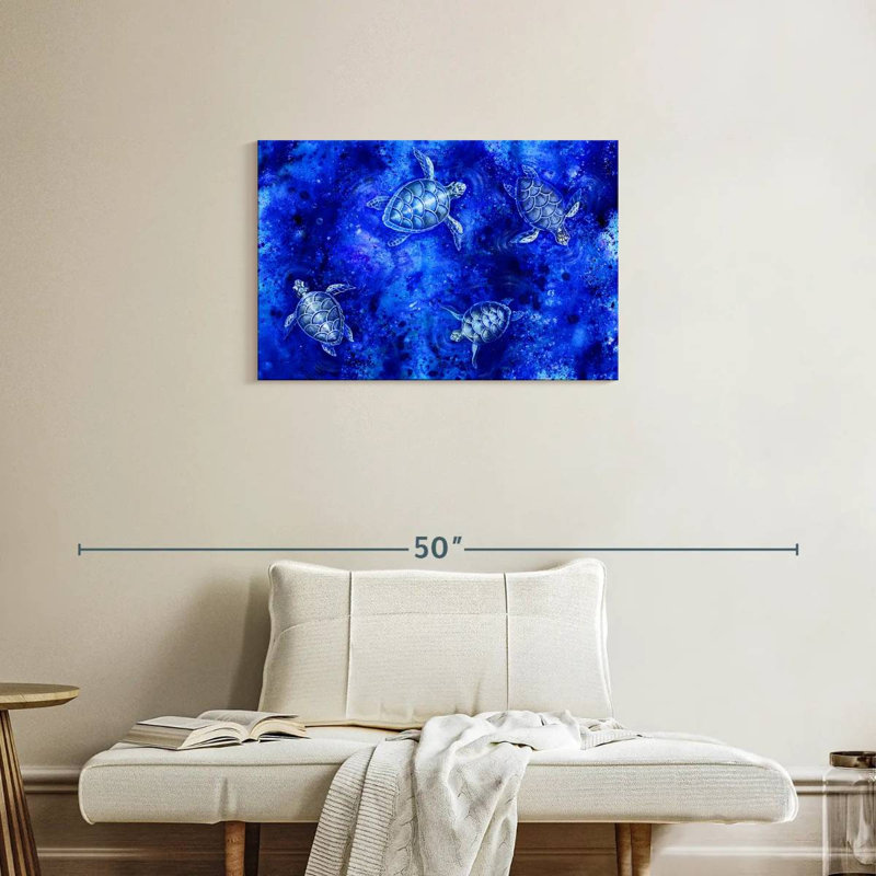 Acrylique de tortue de mer Brampt