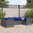 Vidaxl 6 Piece Patio Lounge Set With Cushions Poly Rattan-1829859695-1829859699