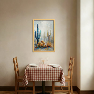 Plants & Flowers Desert Cactus Landscape Art Print