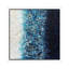 Sapphire Blaze by Nikki Chauhan - Floater Frame Painting on Canvas-379965848-379965541