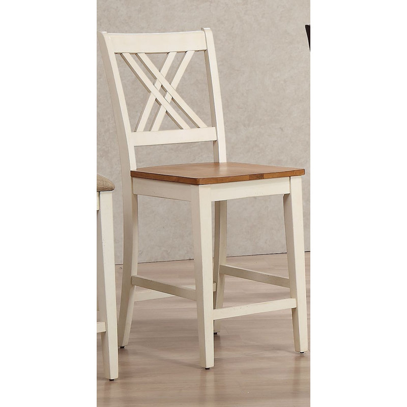 Gambrill Solid Wood Counter Stool