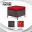 Ensemble de canapé d'extérieur 72 po 3 pièces 72 po-1695798227