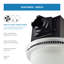 Ventilateur de salle de bain 110 CFM avec éclairage-70838672