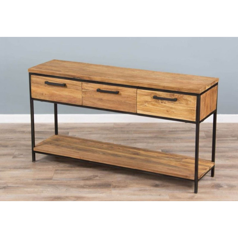 Audriana 149cm Solid Wood Console Table