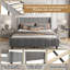Daycia Upholstered Single (3') Velvet Bed Frame