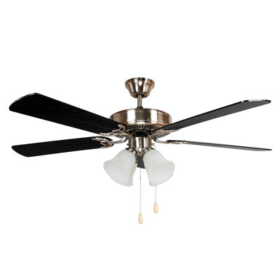 Afognak 52'' Ceiling Fan with Light Kit