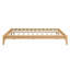 Base de lit plateforme en bois avec support en lattes de bois-118028176