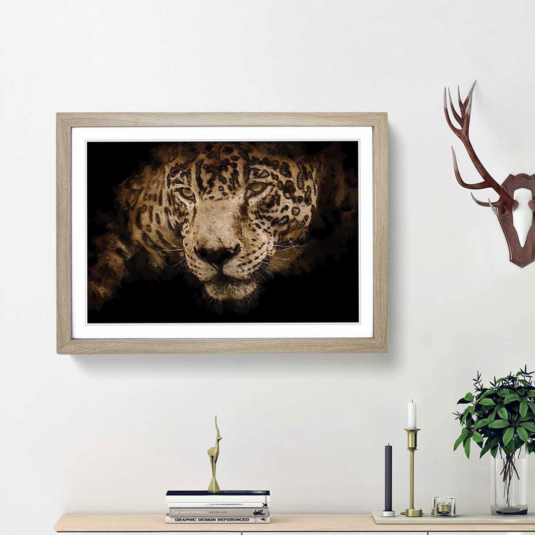 Jaguar Stalking Prey - Wall Art