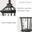 Lampadaire d'extérieur finition noire
