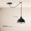 Antashia 1 - Light Black Inner White Pendant