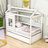 Balqees Twin Size House Daybed with Trundle-1889053033