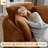 53" Oversized Compression Round Accent Chair – Plush Corduroy Upholstery Chaise Longue Chair Indoor-1444921783