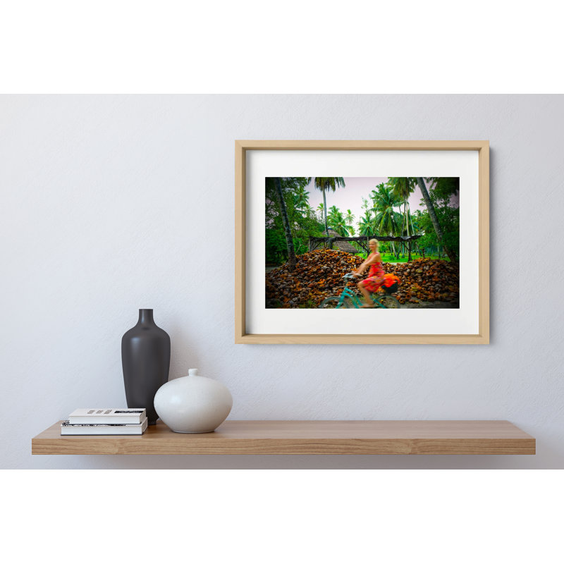 Coconut Dream Print by Joseph Regan, 22" H x 26" W x 0.75" D, Natural