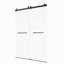 Porte de douche coulissante, porte en verre sans cadre avec quincaillerie en acier inoxydable-122674087