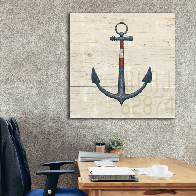 «Nautique 3» par James Wiens, art mural sur toile, H 37 po x l 37 po