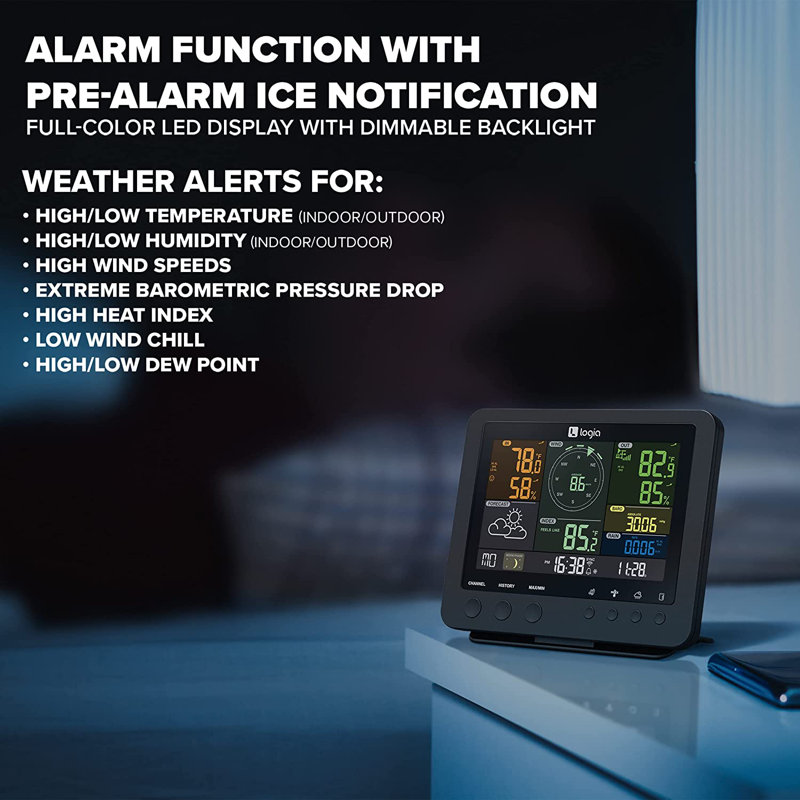 6.6'' Wireless Outdoor Weather Station