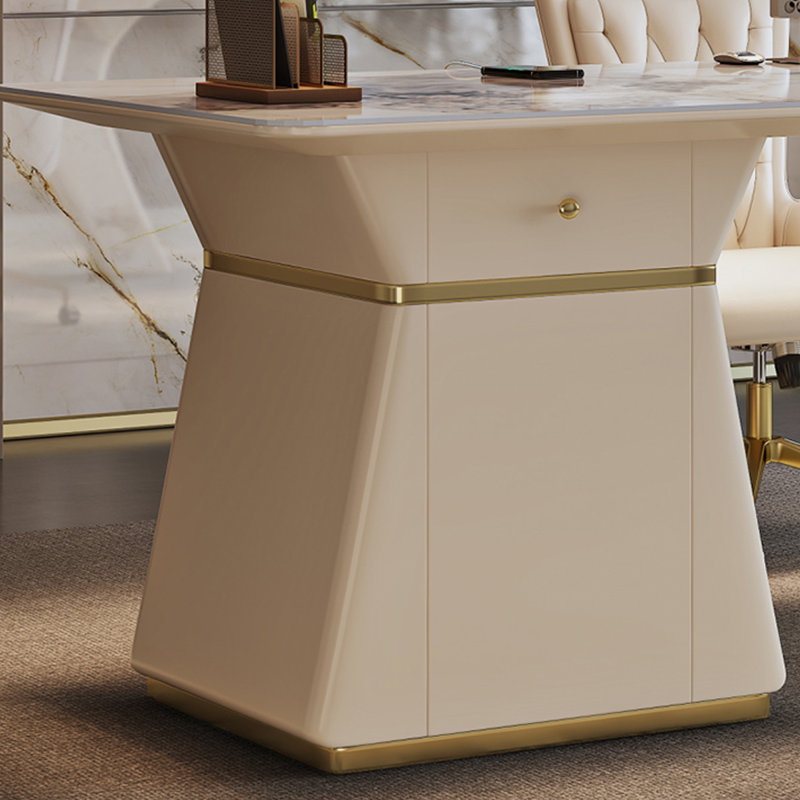 Bureau d'écriture Elem, H 29,53 po x l 62,99 po x P 31,5 po