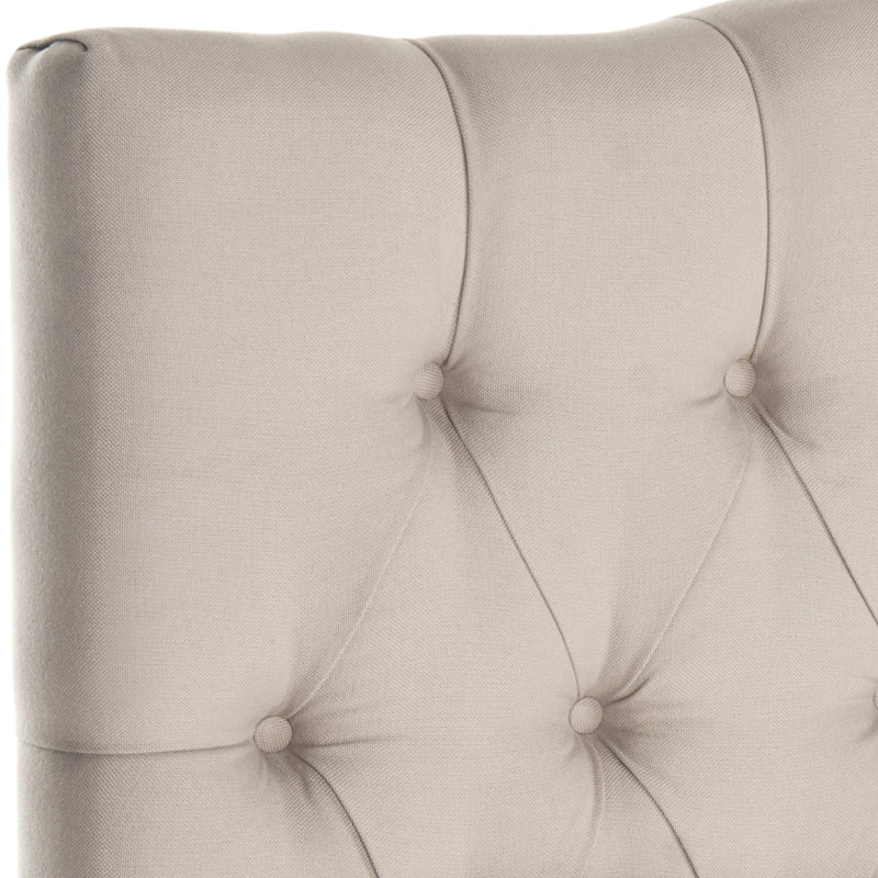 Nicastro Upholstered Panel Headboard, Full, Linen Taupe