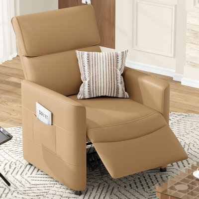 Fauteuil inclinable moderne brun électrique