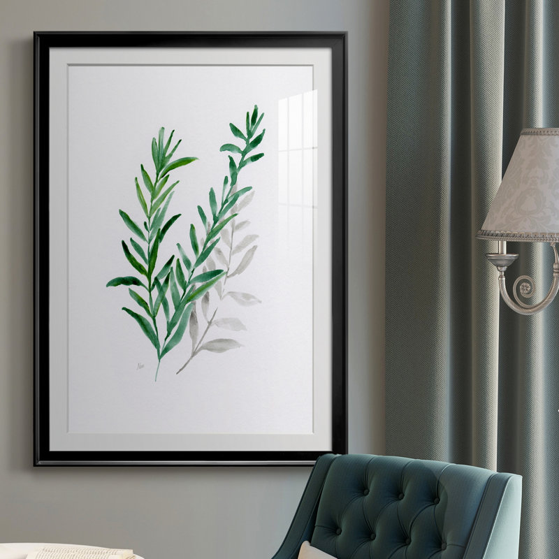 Freshly Picked II - peinture sur toile encadrée, H 30,5 po x l 42,5 po x P 1,5 po, Papier avec cadre noir