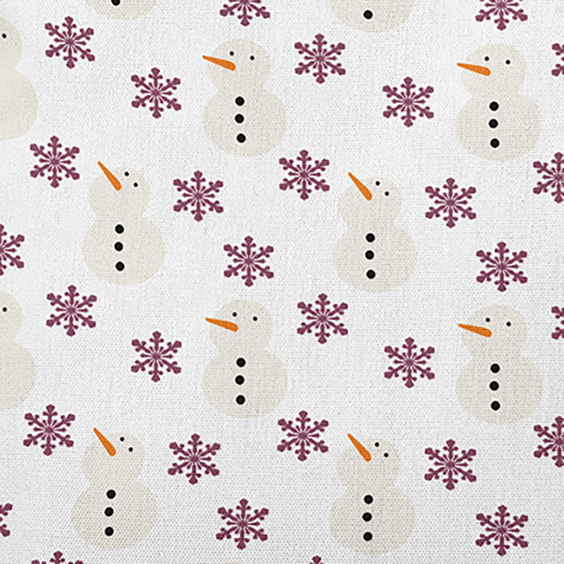 Snow Men In Snowstorm Accent Pillow_PHG1594PU13, 26'' x 26'', Square