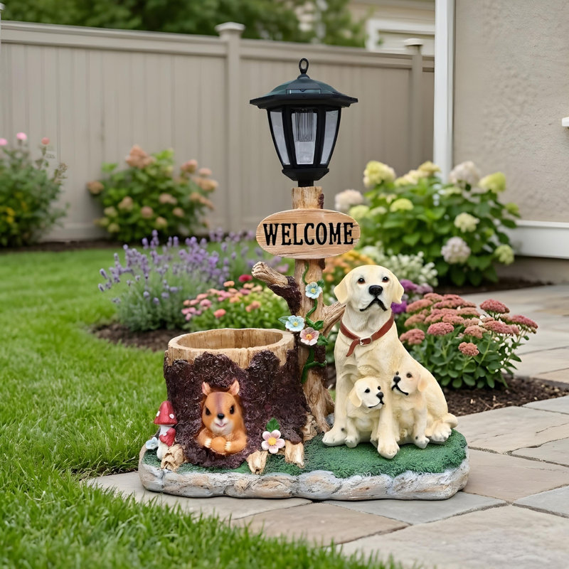 Statue de jardin Labrador