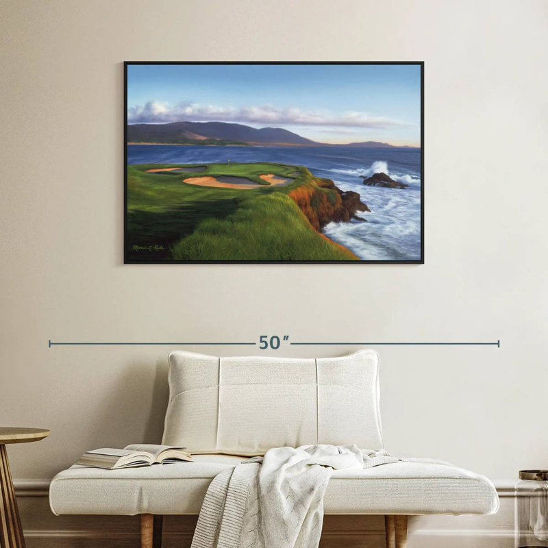 Sireci Pebble Beach 7th Hole, 27" H x 40" W