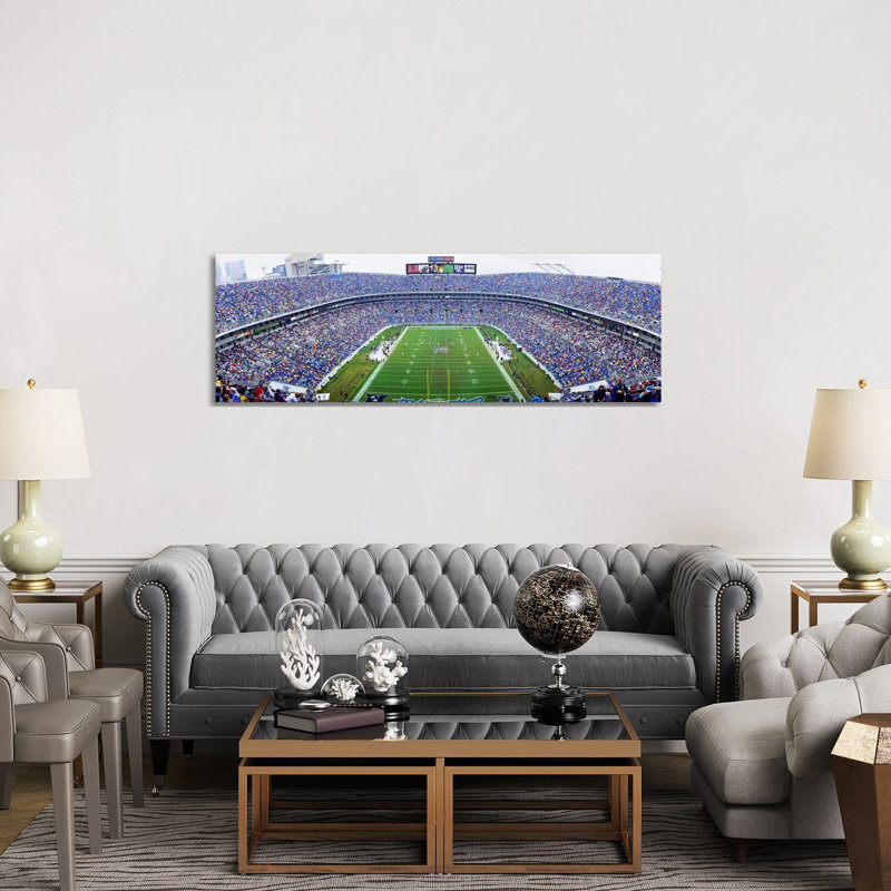 NFL Football, Ericsson Stadium, Charlotte, North Carolina, USA - Wrapped Canvas Panoramic Print