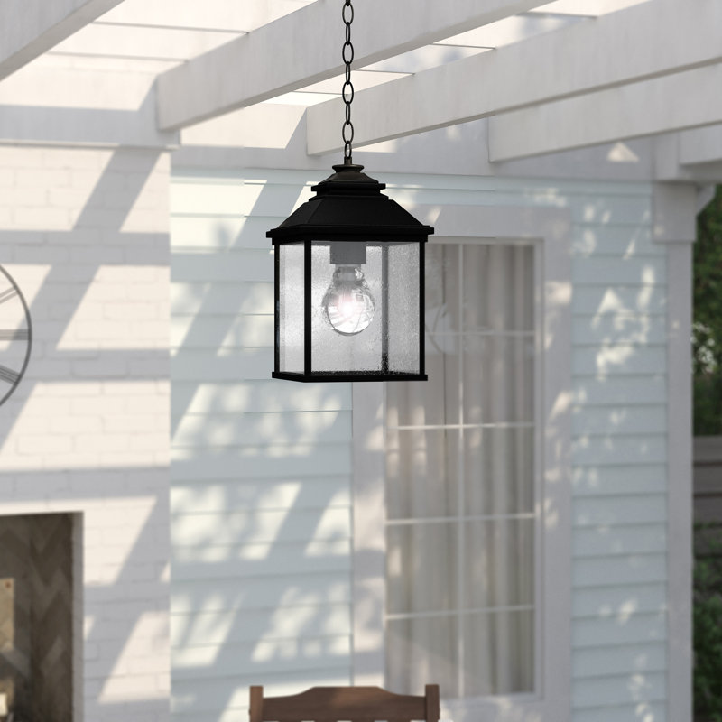 Outdoor Hanging Lantern, Noir