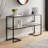 Sosanna 55'' Glass Top Console Table-2071488551