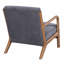 Chaise longue scandinave en bois avec revêtement en velours côtelé moelleux et soutien lombaire pour plus de confort et de style-125818556-125818557