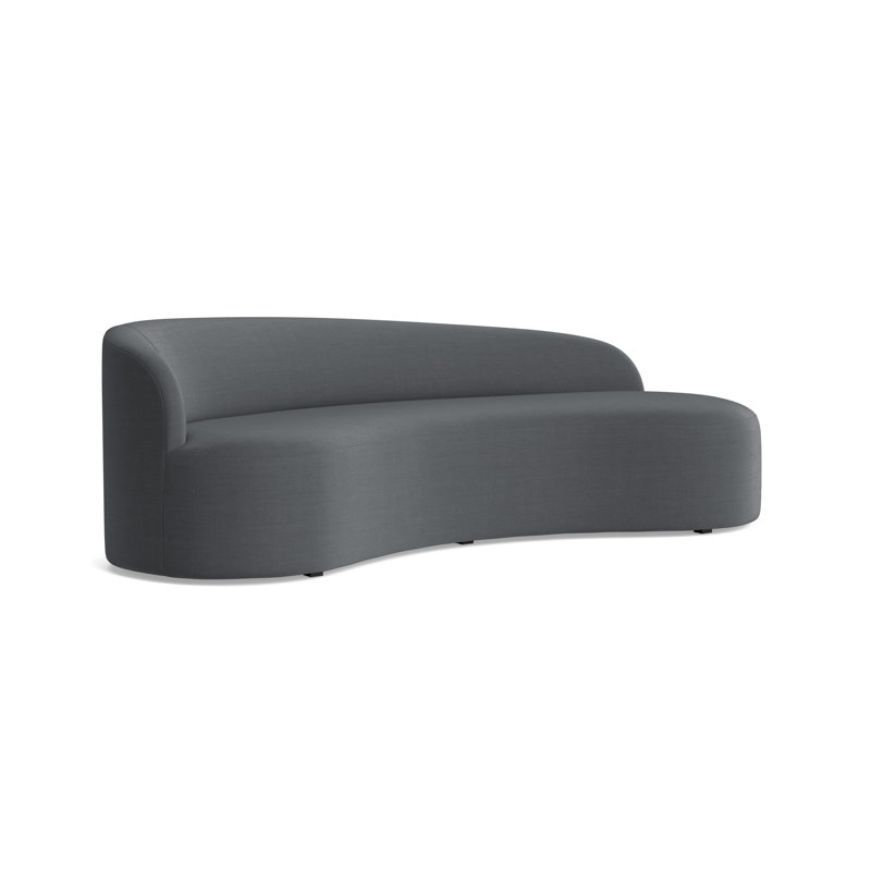 Sofia Left Arm Sofa, Performance Linen - Charcoal
