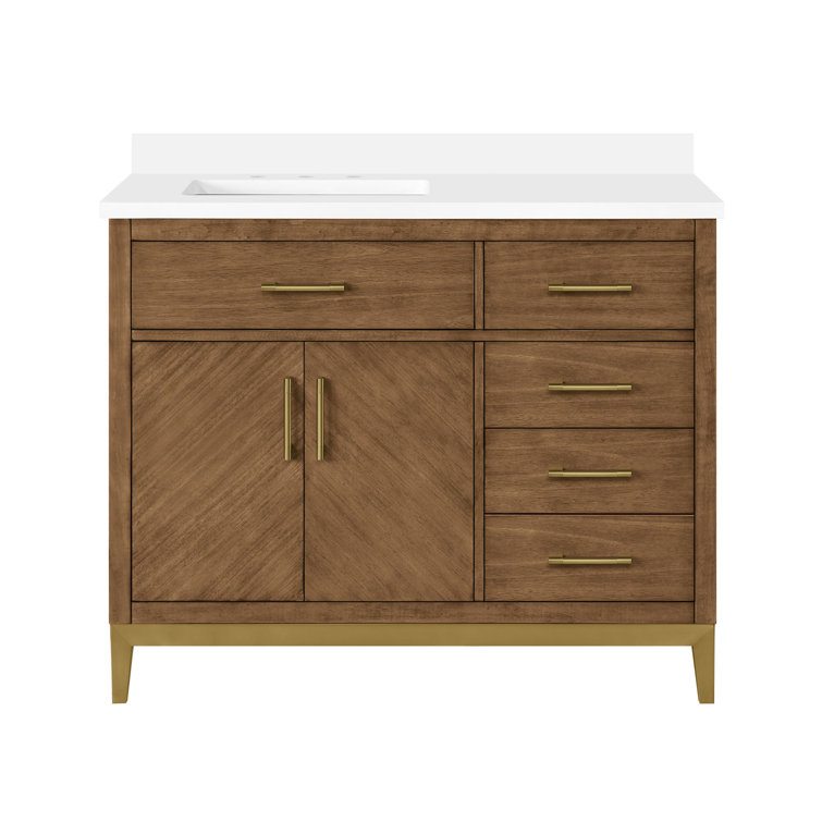 Eris 42 in. Single Sink Bathroom Vanity in Macchiato