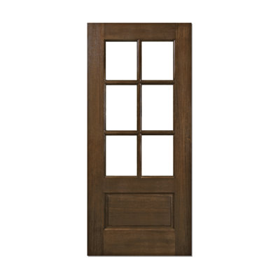 Porte d'entrée en acajou 32 Lite