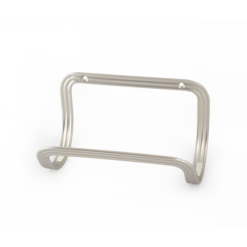Harison Wall Mounted Wine Bottle Rack, Silver