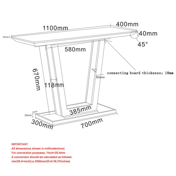 Dimensions du produit