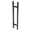 Poignée de porte à double face en acier inoxydable, paire de poignées de porte de grange coulissantes à pousser, poignée de porte en forme de H commerciale (23,43 x 1,6 x 5,91 po)-115342015