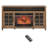 55 Inch TV Media Stand With Electric Fireplace KD Inserts Heater,Reclaimed Barnwood Color-2130836830