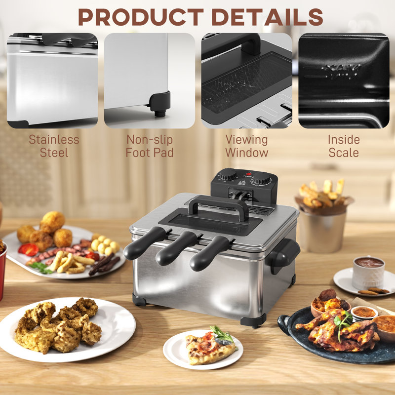 HOMCOM 5 Deep Fryer