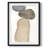 River Rocks Contour I -Framed Print