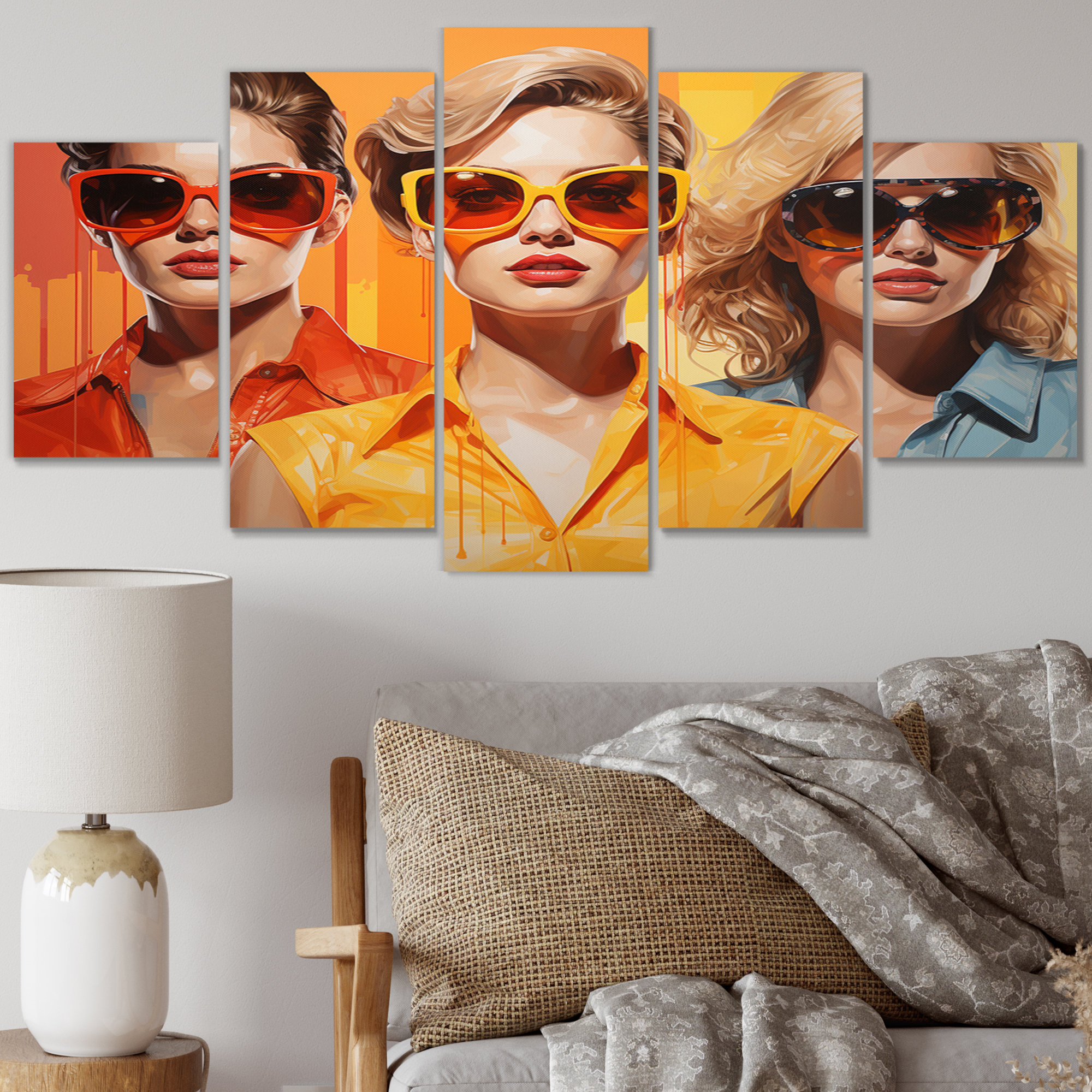 Dakota Fields Pop Art Draws Inspiration I Fashion Wall Art Living