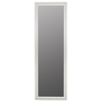 Wood Flat Wall Mirror