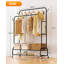 Clothes Rail 110cm Rolling Clothing Rack