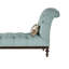 Chaise longue de loisirs en tissu rétro