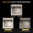 36" X 36" LED Bathroom Mirror With Dimmable Light Anti-Fog Lighted Vanity Mirror With 3 Color Modes, IP44 Waterproof Horizontal/Vertical Mount-1738328650