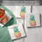 Hawaiian Pineapple 4-Pack Tumbled Tile Stone Coasters
