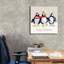  «Penguin Party Hats» par Elle Media Group, art mural sur toile, 26 po x 26 po-1722327769
